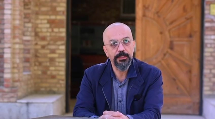 توضیح سرود ای ایران به قلم و خط استاد حسین گل گلاب